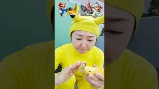 Baby Pikachu Saved his Baby friends with Mario…😱🤯❤️ shorts pikachumemes love [upl. by Llorrad]