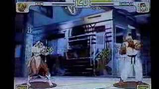 SFIII 3rd Strike  Ken Daigo vs Chun Li Justin Wong [upl. by Maurilia]