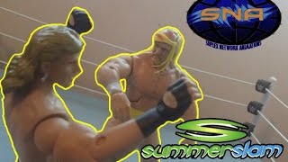 WWE Shawn Michaels Overselling For Hulk Hogan At SummerSlam Figure Stop Motion [upl. by Ano241]