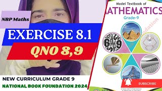 Exercise 81 Qno 89 class 9 collinear points Class 9th National Book foundation Mathsfbise [upl. by Elohc]