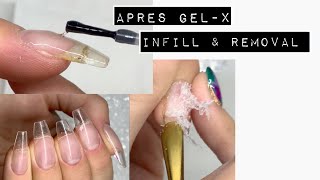 INFILLREMOVALAPRES  GELX NAIL EXTENSION  ISABELMAYNAILS [upl. by Bullough]