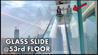 Sky Glass Slide and Sky Observatory at Sky Views Dubai [upl. by Elram979]