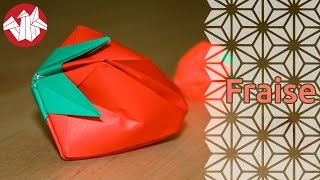 Origami  Fraise  Strawberry Senbazuru [upl. by Jerrold]