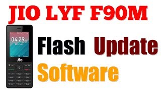 JIO LYF F90M With QFIL Tool Flash  How To Flash LYF F90M [upl. by Atiuqehc]