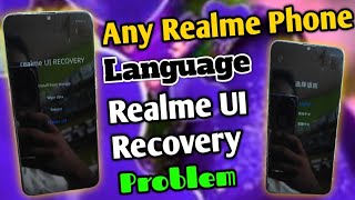 Realme UI Recovery Problem Solve In Home  Realme Language Mode Problem  Realme Recovery Problem [upl. by Baum]