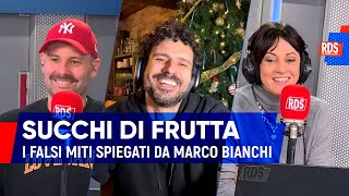 I succhi di frutta possono sostituire la frutta I falsi miti spiegati da Marco Bianchi [upl. by Doubler]