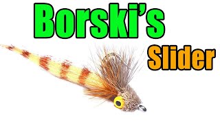 Borskis Bonefish Slider Saltwater Fly Tying  Tim Borksi Fly Pattern [upl. by Bilat]