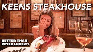 Is Keens Steakhouse the Best in New York City [upl. by Airtemad470]