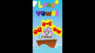 Long Vowel oa oe ow  Phonics Song  Shorts [upl. by Ettenil919]