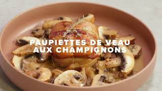 Recette Paupiettes de veau aux champignons [upl. by Becht340]