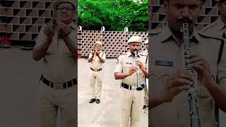 Indian National Anthem Played By TGPA Band shorts policeband police [upl. by Dnama]