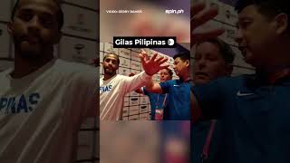 Mood after Gilas’ comefrombehind win against China 😤 🇵🇭 [upl. by Nerradal]