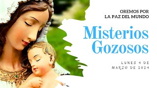 Rosario de Hoy LUNES 4 de MARZO  Misterios GOZOSOS  Wilson Tamayo [upl. by Aseeram]