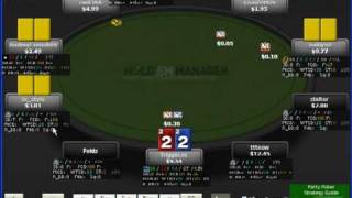 tightpokercom  10nl 005010 blinds No Limit Holdem Hand History Review Part 12 [upl. by Eissolf]