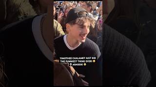 Timothée Chalamet SHOCKS Fans At A Timothée Chalamet LookALike Contest 😭💀timotheechalamet [upl. by Emmuela669]