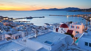 Greece  Tinos Island  The Cyclades  Miasto Tinos  4K [upl. by Teria375]