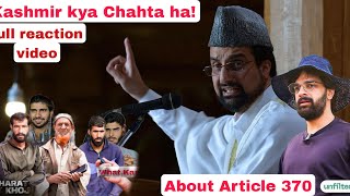 Kashmiris react on What Kashmiris Really Want  My EyeOpening Experience Inside Jammu amp Kashmir [upl. by Ragan]