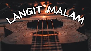 LANGIT MALAM  Liriklagu  Musikviral  Musik2024 [upl. by Elsilrac]