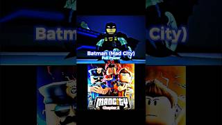 Batman Mad City Vs Mad City Chapter 2 roblox madcity batman robloxedit robloxshorts shorts [upl. by Akili682]