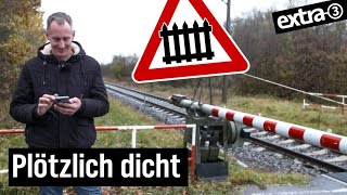 Realer Irrsinn Gesperrter Bahnübergang in Weichering  extra 3  NDR [upl. by Nodyarb]