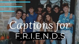 Friends caption  Instagram captions for friends squad  Squad captions for instagram [upl. by Liakim]