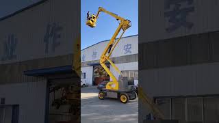 how to operate lift trees Man boom lift self propelled boom lift [upl. by Ertemed225]