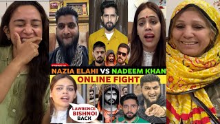 Lawrence Bishnoi Is Back  Nadeem Khan vs Nazia Ilahi Khan Debate  Pakistani Reaction [upl. by Dnumsed]