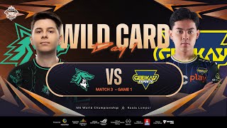 FIL M6 Wild Card Stage Day 1  ULF vs GK Game 1 [upl. by Ase]