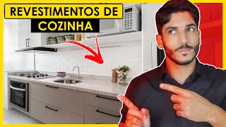 23 REVESTIMENTOS PARA COZINHA  PORCELANATO PISO VINÍLICO CIMENTO QUEIMADO E MUITO MAIS [upl. by Lemon11]