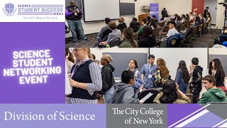 CCNY  Science Student Networking Event [upl. by Bacchus239]