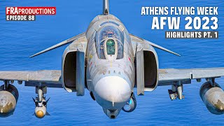 Athens Flying Week 2023 HIGHLIGHTS 1 F4 Phantom T2 Mirage Rafale Tornado [upl. by Sera]