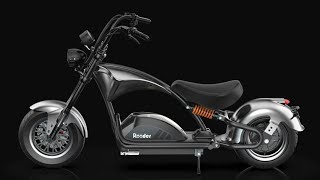 Rooder Sara 2022 mangosteen m1ps electric scooter 8000w 50ah 100kmph 62mph 100km range 5998 EU US [upl. by Nanette493]