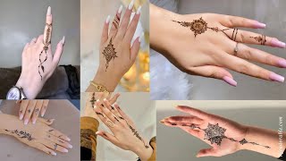 very simple and easy mehndi designs ☺ [upl. by Anwaf]