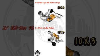 chest abs and triceps in one exercise abs chest short shorts youtubeshort youtubeshorts [upl. by Aieka]