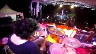 Pee Wee Gaskins live at Medan drum cam [upl. by Hermosa454]