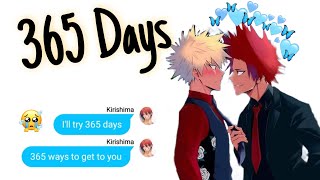 BNHA TEXT Kirishima Confessed to Bakugo Lyric Prank 365 Days  Victorious [upl. by Mis]