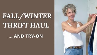 FallWinter Thrift Haul and TryOn [upl. by Glick]