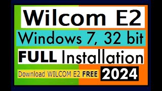 Windows 7 32 bit per WILCOM E2 install krne ka sahi tareeqa 2024 I Free Download Availabe [upl. by Aicad]