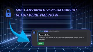 VerifyME Discord Bot Verification Setup Tutorial 2024 [upl. by Tollman605]