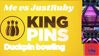 Going duckpin bowling kingpinsbowlingUK [upl. by Ycaj]