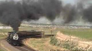 UP 844 Charges out of Cheyenne Wyoming 22june2007 [upl. by Nadnerb639]