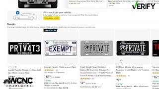 What are private license plates Lets verify [upl. by Nan702]