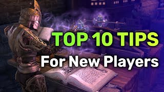 Top 10 Tips amp Advice for NEW Players  The Elder Scrolls Online [upl. by Eirollam]