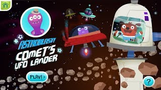 ASTROBLASTCOMETS UFO LANDER  Space Station Arcade  Fun Games Children [upl. by Sev198]