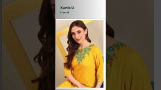 quotKurtis Under ₹499 From Myntra  MustHave Styles in 2024quot fashion indianclothing [upl. by Eserrehs402]