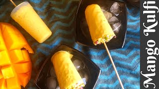 Mango Kulfi  Mango Ice Cream Recipe in 5 Minutes  Homemade Mango Ice Cream [upl. by Kermy]