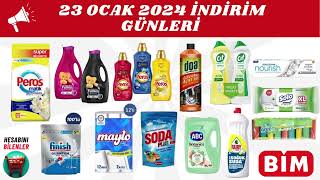 BİM Market İndirimleri  23 Ocak 2024  Aktüel Temizlik Ürünleri  Resmi Katalog  Sesli Anlatım [upl. by Eneliak]