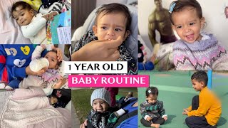 My babys 24 hour routine  1 Year Baby Routine  1 साल के बच्चे का डेली रूटीन [upl. by Llesig]