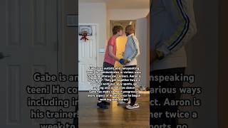 Autistic Teen Communicates With His Eyes autism nonverbal trainer nonspeaking exercise [upl. by Glass]