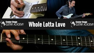 How to play Whole Lotta Love on guitar [upl. by Perretta433]